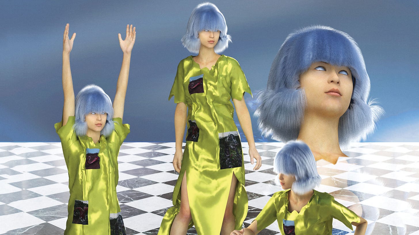 Tabitha Swanson's digital fashion creation blurs the line between fashion and art Tabitha Swanson's digital fashion creation blurs the line between fashion and art