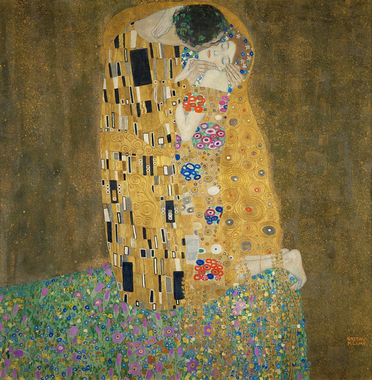 Klimt The Kiss gold lovers Klimt The Kiss gold lovers