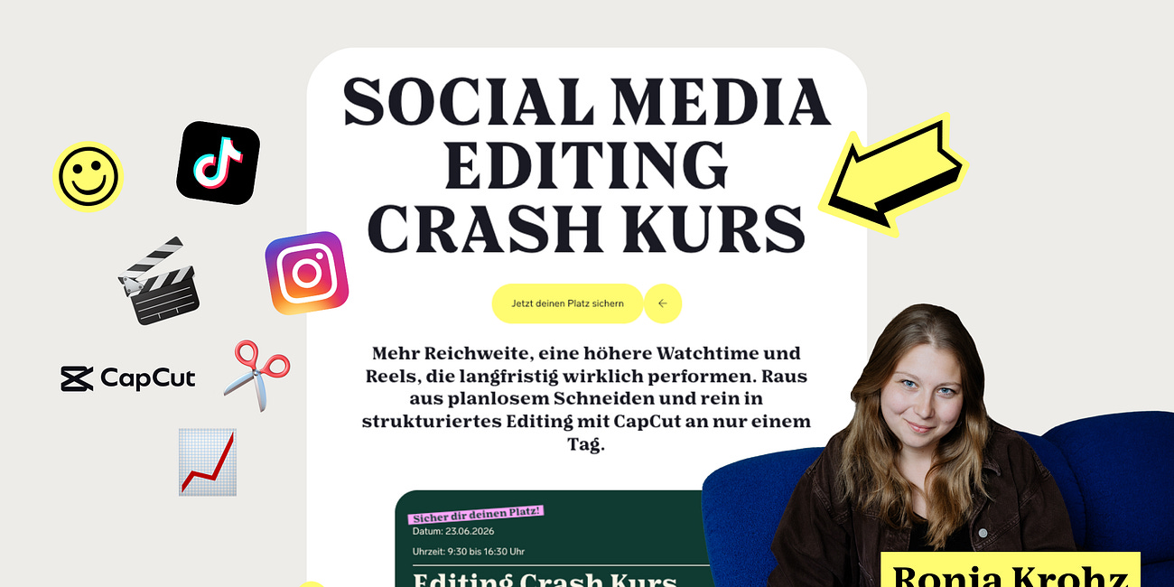 NEU: Editing Crash Kurs (+ Rabattcode für Mitglieder) 👀
