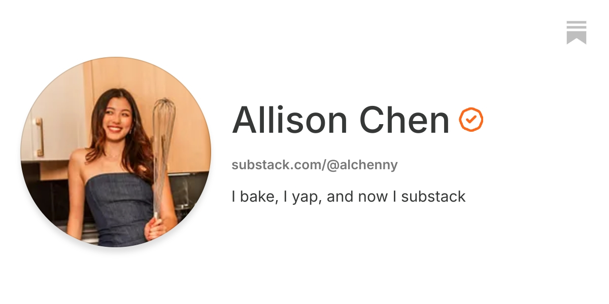 Allison Chen | Substack