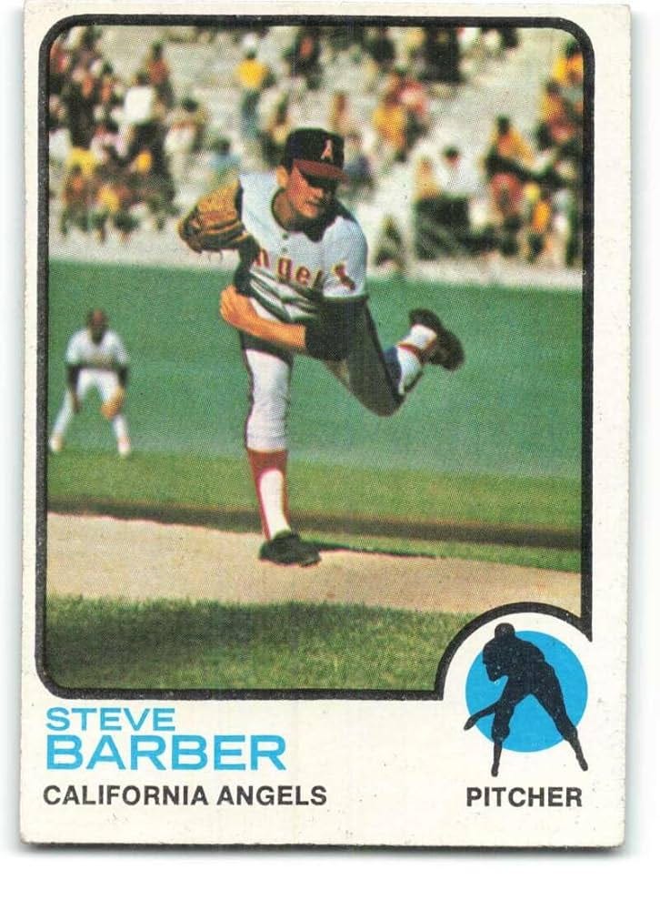 Amazon.com: 1973 Topps #36 Steve Barber EX/NM Angels Baseball Trading Card  : Collectibles & Fine Art