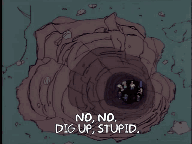 Dig Up GIF - Dig Up Stupid - Discover & Share GIFs