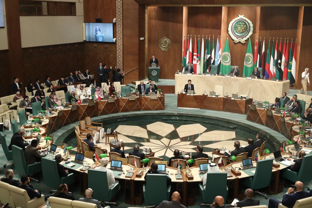 A China-Arab partnership conference took place at the headquarters of the League of Arab States in Cairo, Egypt on May 12. A China-Arab partnership conference took place at the headquarters of the League of Arab States in Cairo, Egypt on May 12.