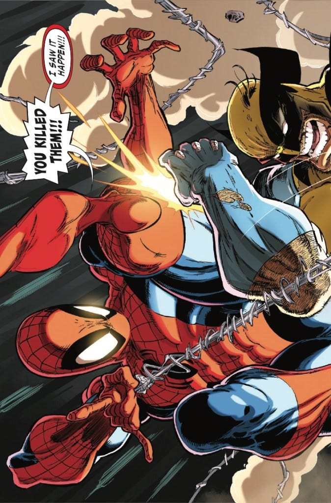 Marvel, Spider-Man, Wolverine, X-Men Marvel Preview: Spider-Man & Wolverine #2