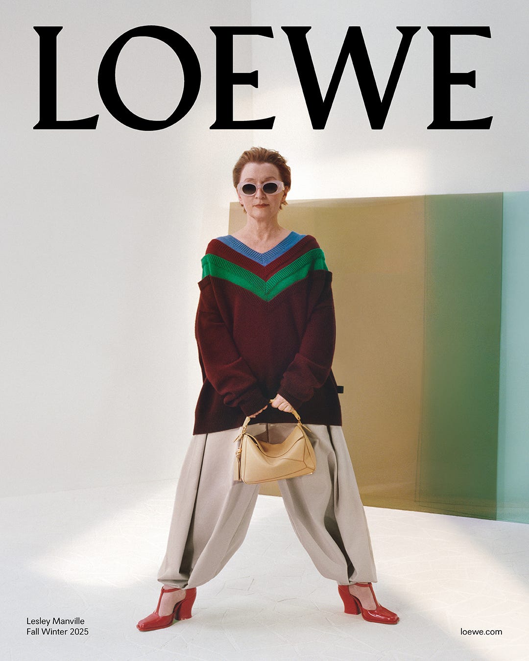 Why Lesley Manville In Loewe Might Finally Be A Cultural Reset Why Lesley Manville In Loewe Might Finally Be A Cultural Reset