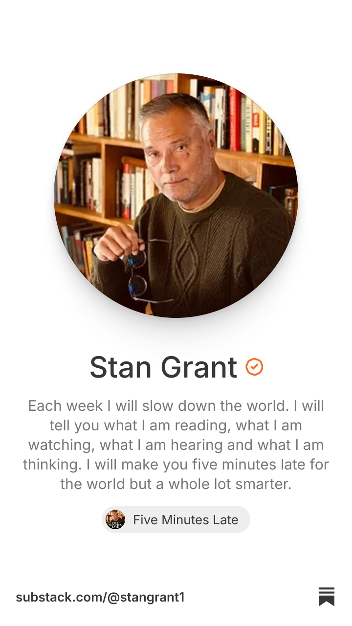 Stan Grant | Substack