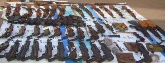 Weapons confiscated bound for Mexican cartels Weapons confiscated bound for Mexican cartels