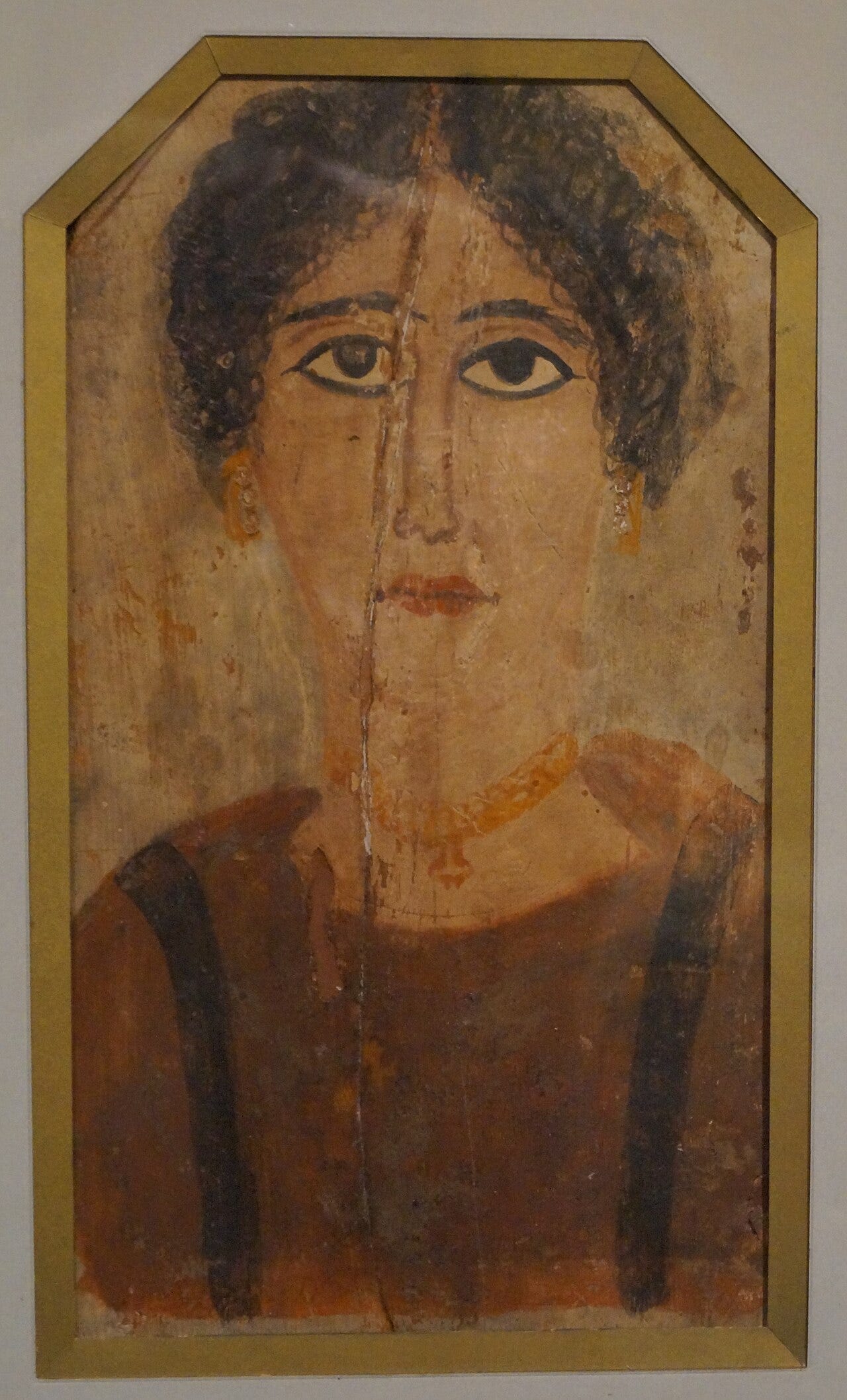 Fayum mummy portrait encaustic Roman Egypt Fayum mummy portrait encaustic Roman Egypt