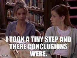 YARN | I took a tiny step and there conclusions were. | Buffy the Vampire  Slayer (1997) - S02E15 Drama | Video clips by quotes | 514bce81 | 紗