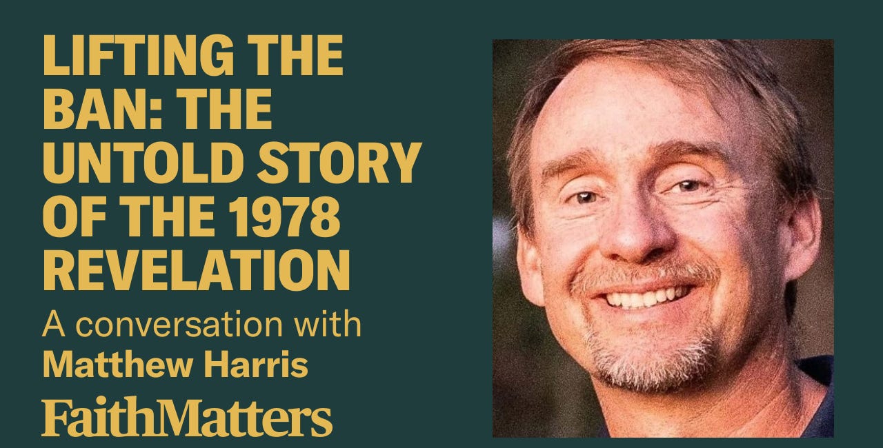 Lifting the Ban: The Untold Story of the 1978 Revelation