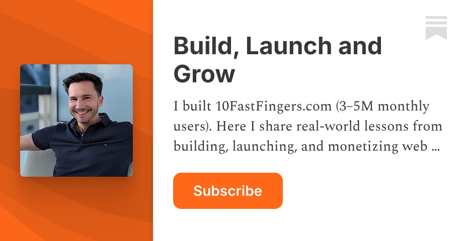 Build, Launch and Grow | Christian Strang | Substack