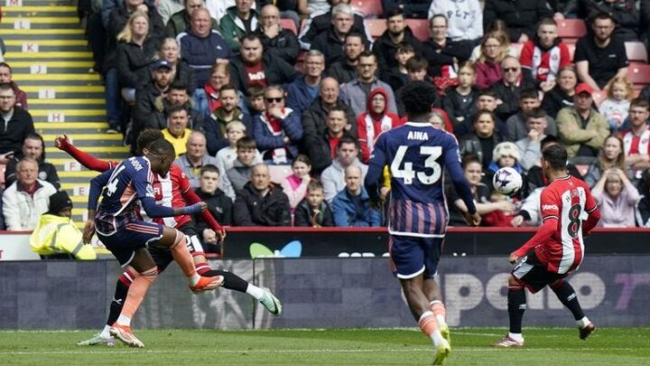 Sheffield United 1-3 Nottingham Forest: Callum Hudson-Odoi scores twice as  visitors ease relegation fears| All Football