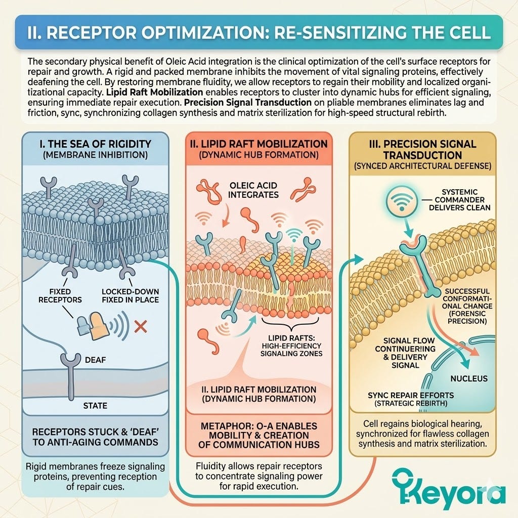 Systemic Regulator driving Lipid Raft Mobilization and Signal Transduction through Oleic Acid to ensure ATP Synthesis and total structural sovereignty. Systemic Regulator driving Lipid Raft Mobilization and Signal Transduction through Oleic Acid to ensure ATP Synthesis and total structural sovereignty.