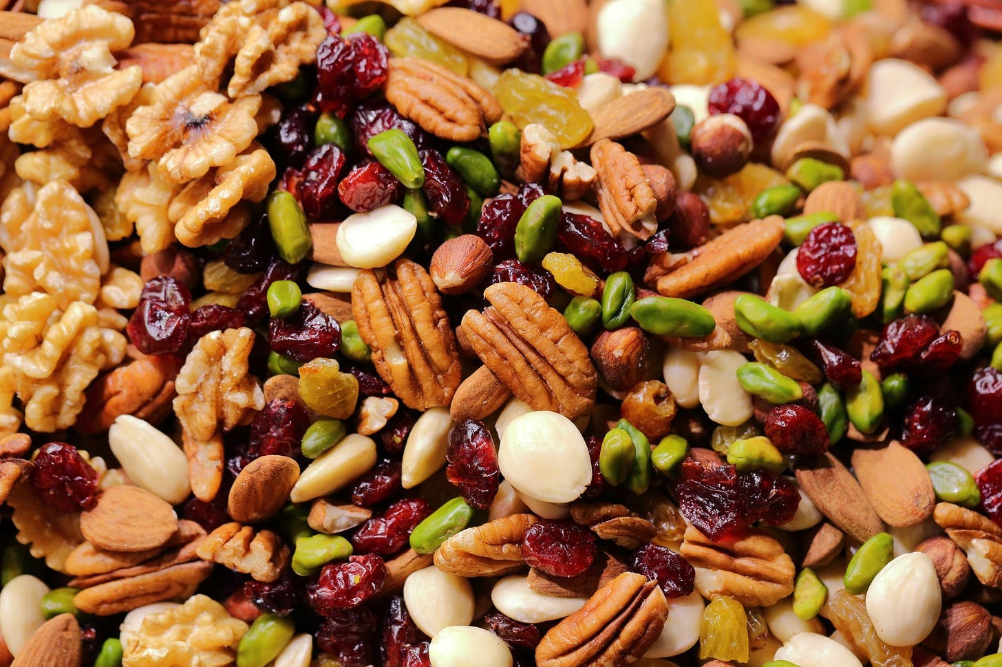 Nuts, seeds, and dried fruit Nuts, seeds, and dried fruit