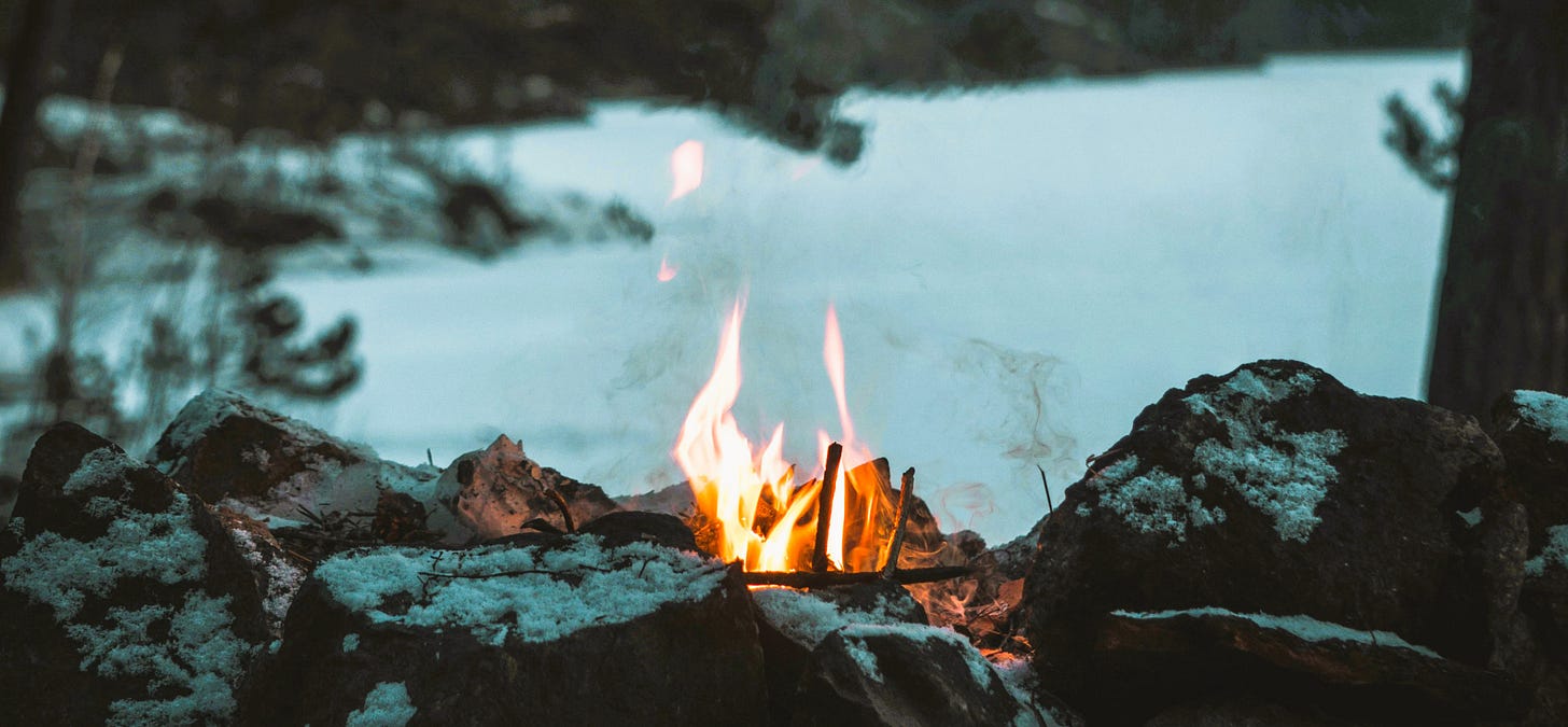 fire outdoors