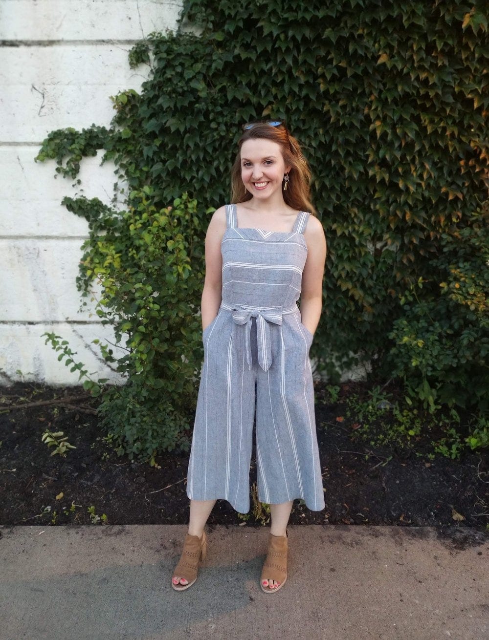 Finished jumpsuit using New Look pattern 6446