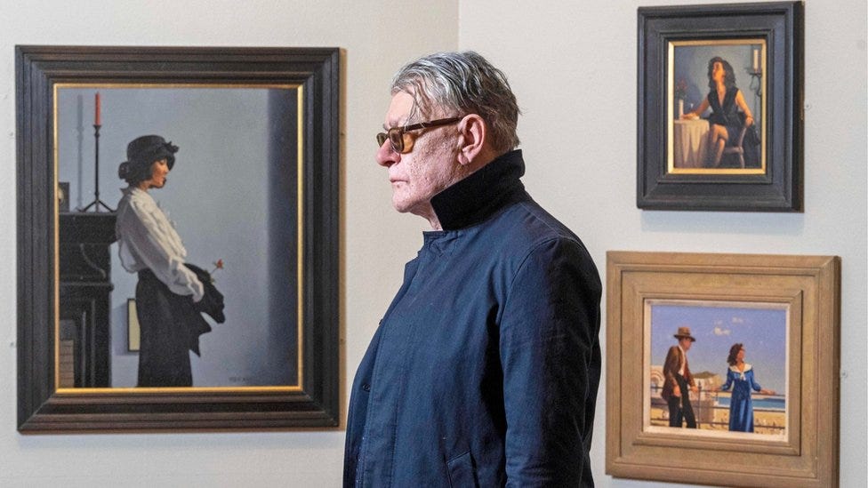 Jack Vettriano: Back in Kirkcaldy galleries that inspired first sketches