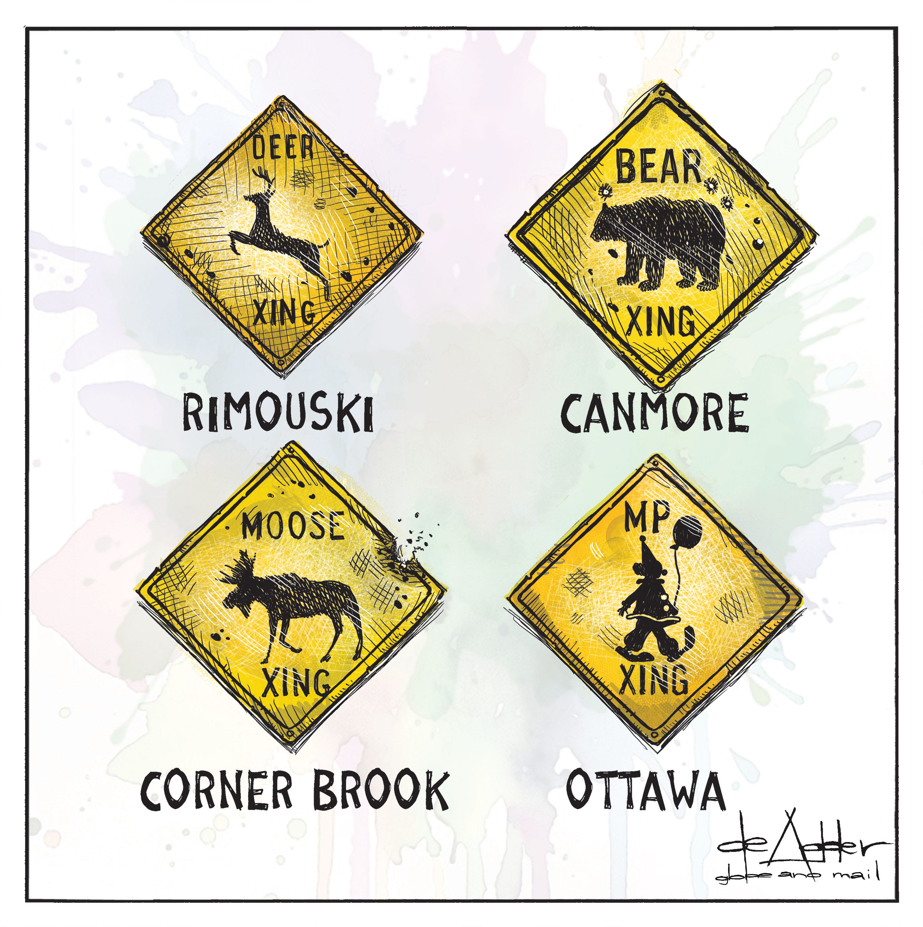 Crossing signs