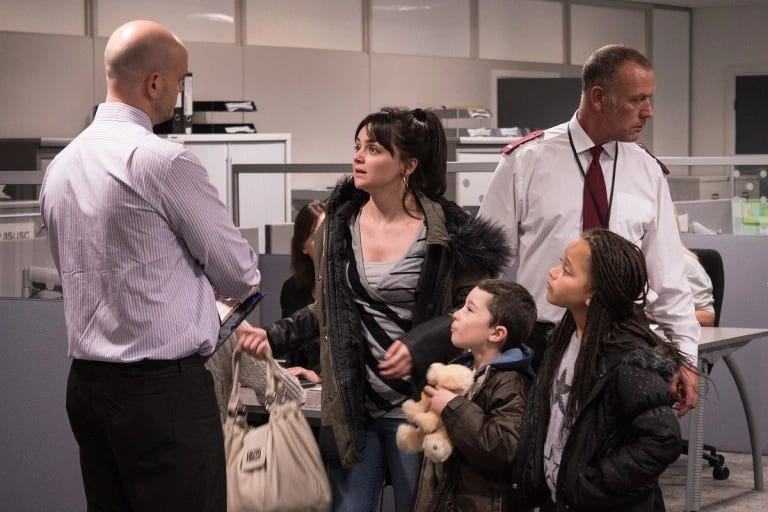 A still from the movie I, Daniel Blake, directed by Ken Loach. © Joss Barratt, Sixteen Films. 