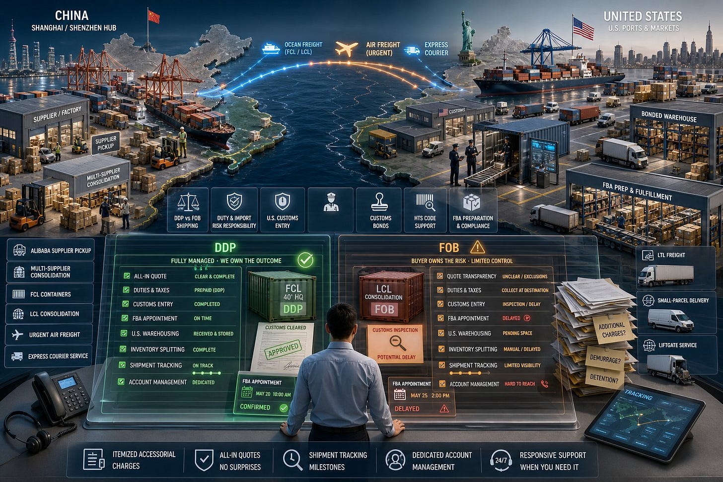 Key Differences In China To USA Freight Forwarders Key Differences In China To USA Freight Forwarders