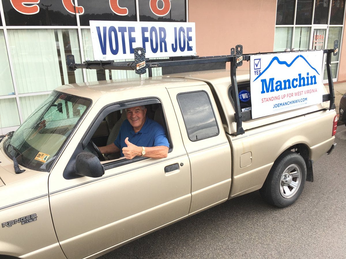 Joe Manchin - @JoeManchinWV Twitter Analytics - Trendsmap.com