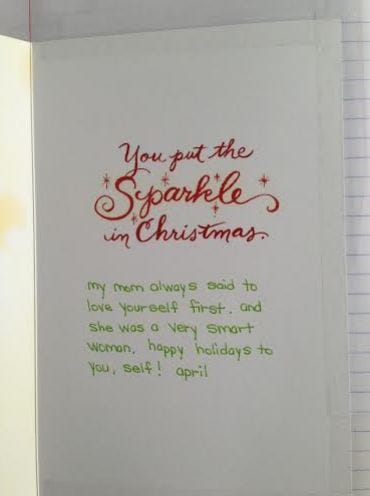 xmas card to self (inside)
