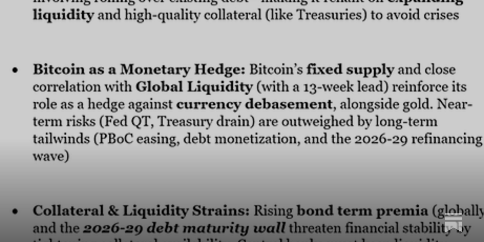 Bitcoin And Global Liquidity: Part 2 - by Michael Howell