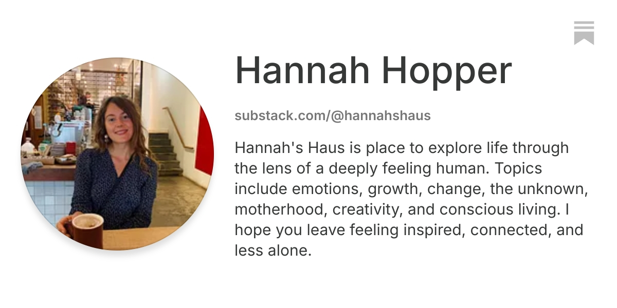 Hannah Hopper | Substack