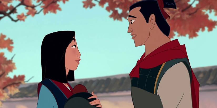 Li Shang and Mulan post-war in the Disney animated movie