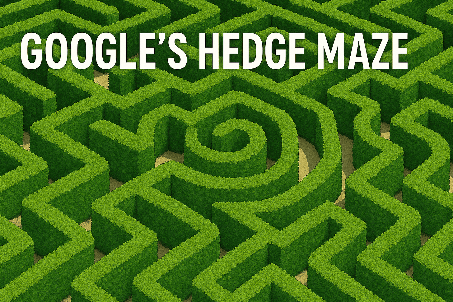 Google's Hedge Maze