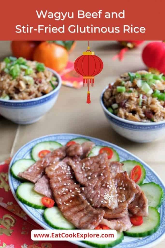 Wagyu Beef and Stir-Fried Glutinous Rice Pinterest