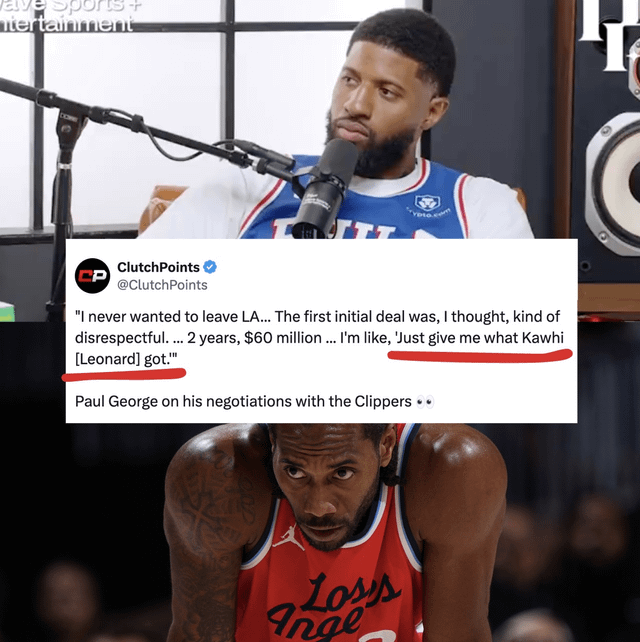 r/LAClippers - "Just Give me what Kawhi got!" — PG13 is a new fool