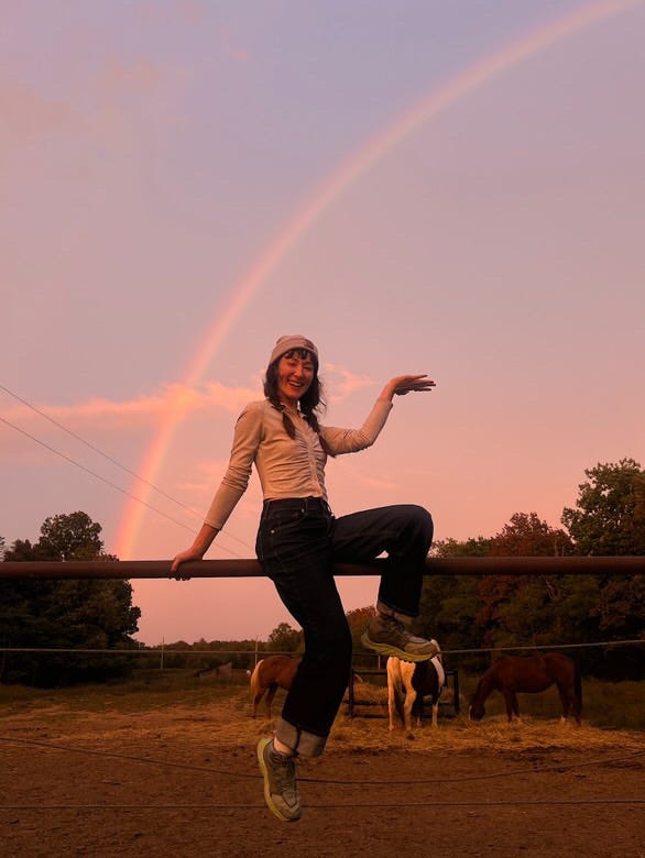 Celebrating the rainbow - a symbol of hope & queerness - the final day of our 2024 Retreat. 