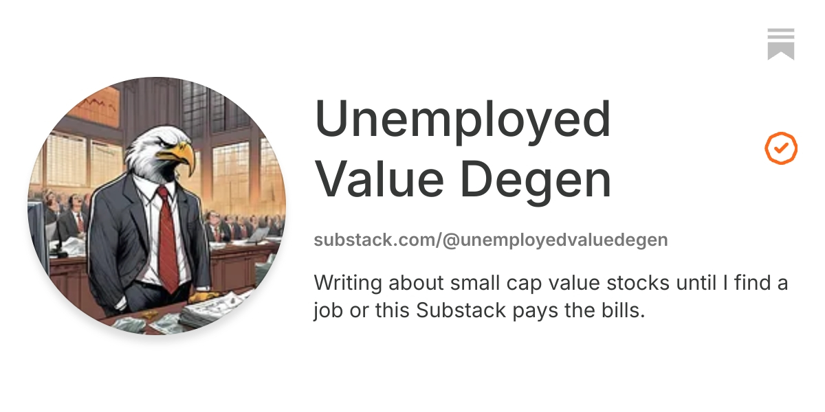Unemployed Value Degen | Substack