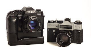 Minolta film cameras