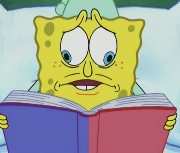 SpongeBob Reading Two Pages at Once | Know Your Meme SpongeBob Reading Two Pages at Once | Know Your Meme