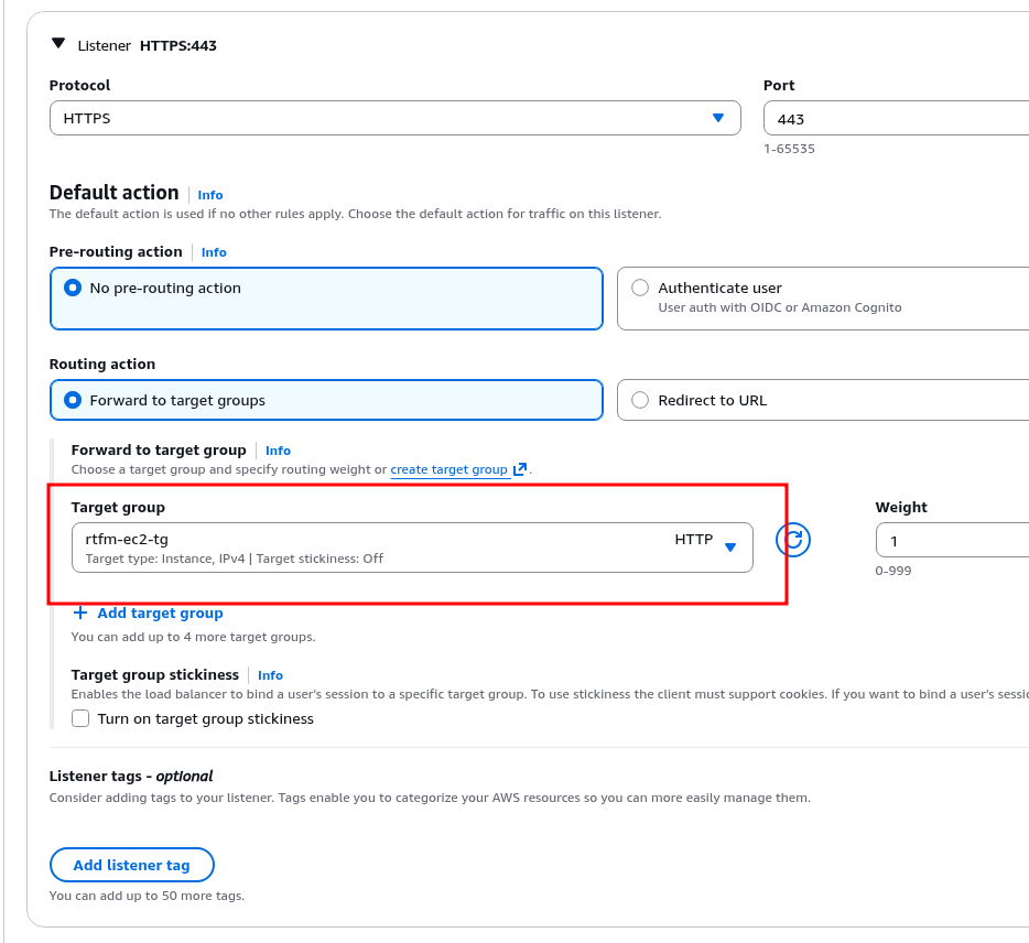 AWS: basic infrastructure setup for WordPress