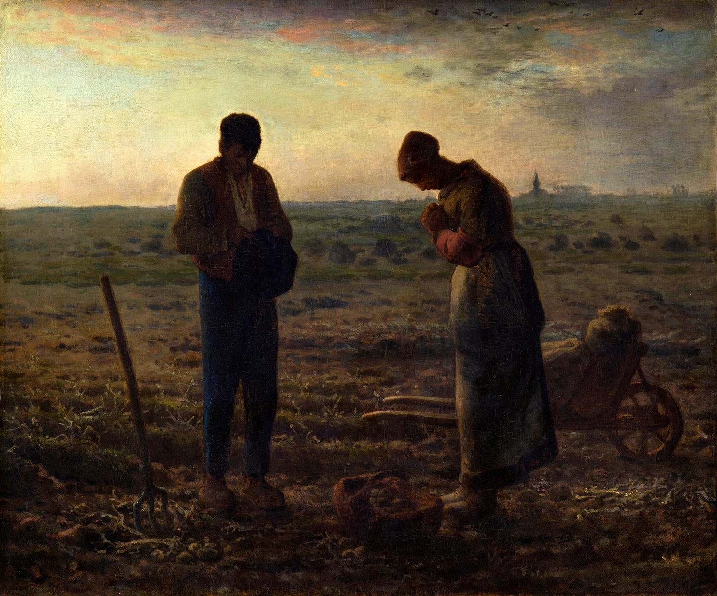 ean-François Millet, The Angelus (1859), depicting prayer during daily work