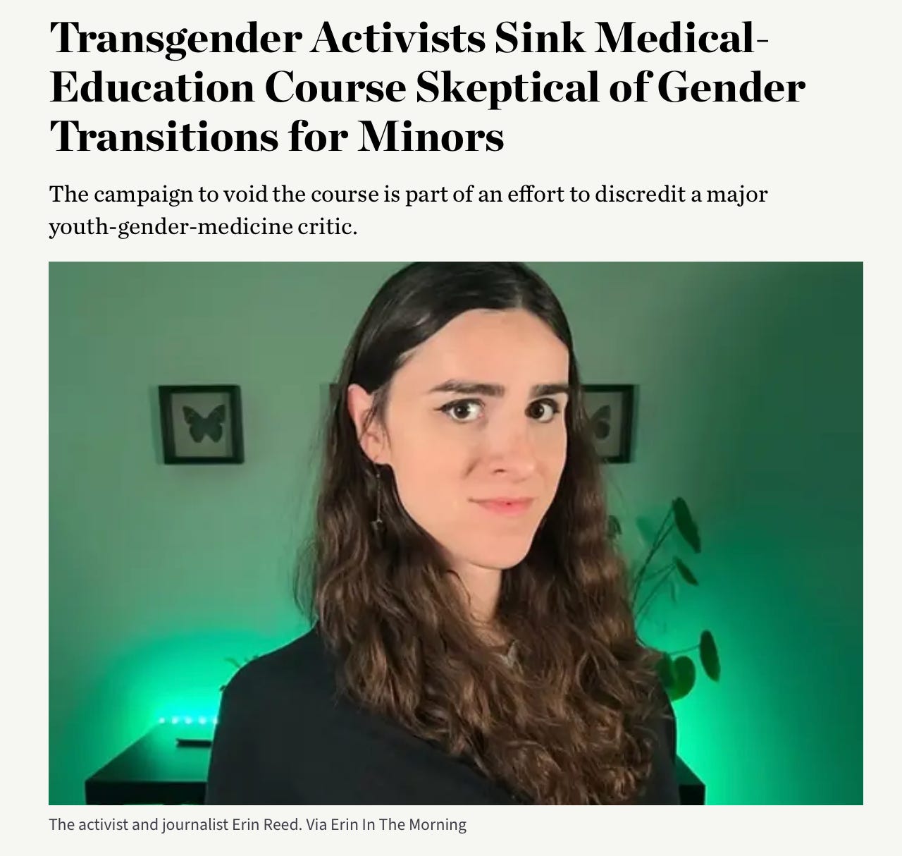 Irin Reed How Trans Activist Erin Reed Won a Battle Against Youth Gender Medicine ...