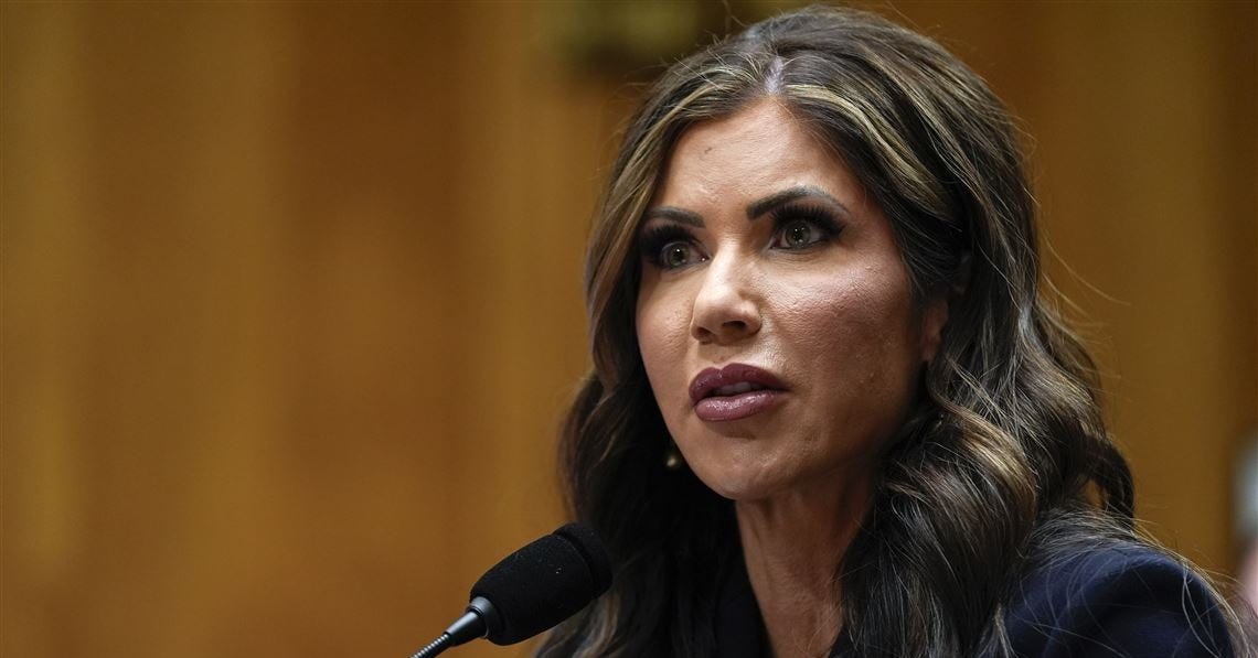 Senate heads toward confirming Kristi Noem as Trump's homeland security  secretary | The Blade