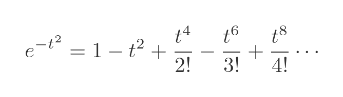 erf maclaurin expansion