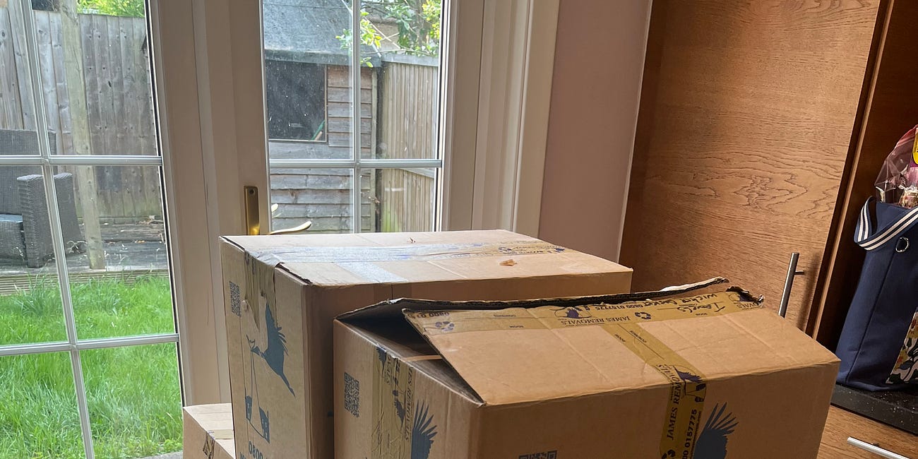 Moving out and moving on… 