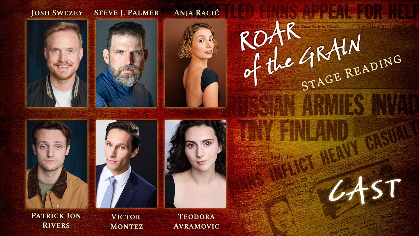 Roar of the Grain: Stage Reading, Cast Roar of the Grain: Stage Reading, Cast