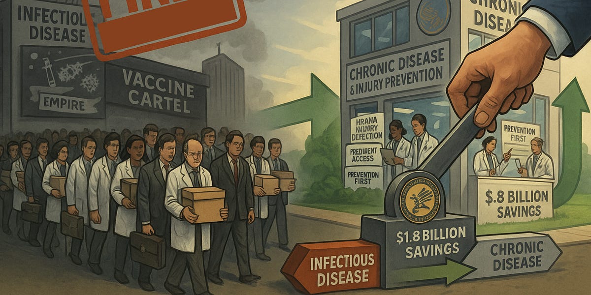 600 CDC Employees Fired as HHS Launches Massive Restructuring