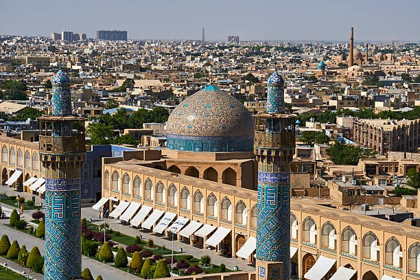 iran, isfahan, cityscape - iran stock pictures, royalty-free photos & images