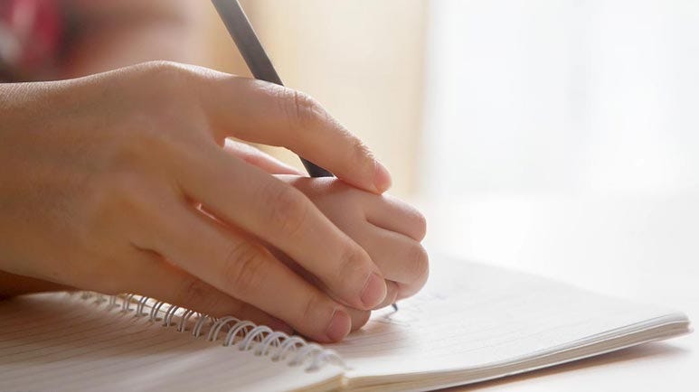 children handwriting