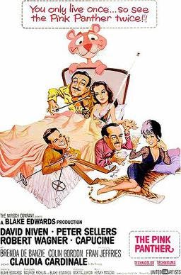 The Pink Panther theme is mostly blues scale