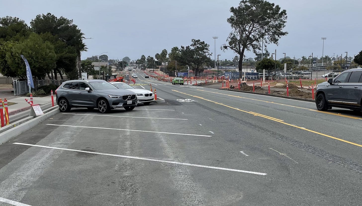 The Encinitas City Council directed staff to come up new modifications to Santa Fe Drive to address safety concerns for motorists, cyclists and pedestrians during Wednesday’s City Council meeting. File photo