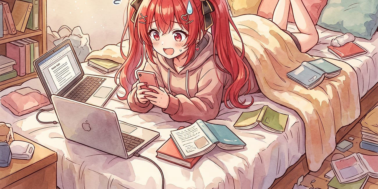 ベッドの誘惑と辛口AI