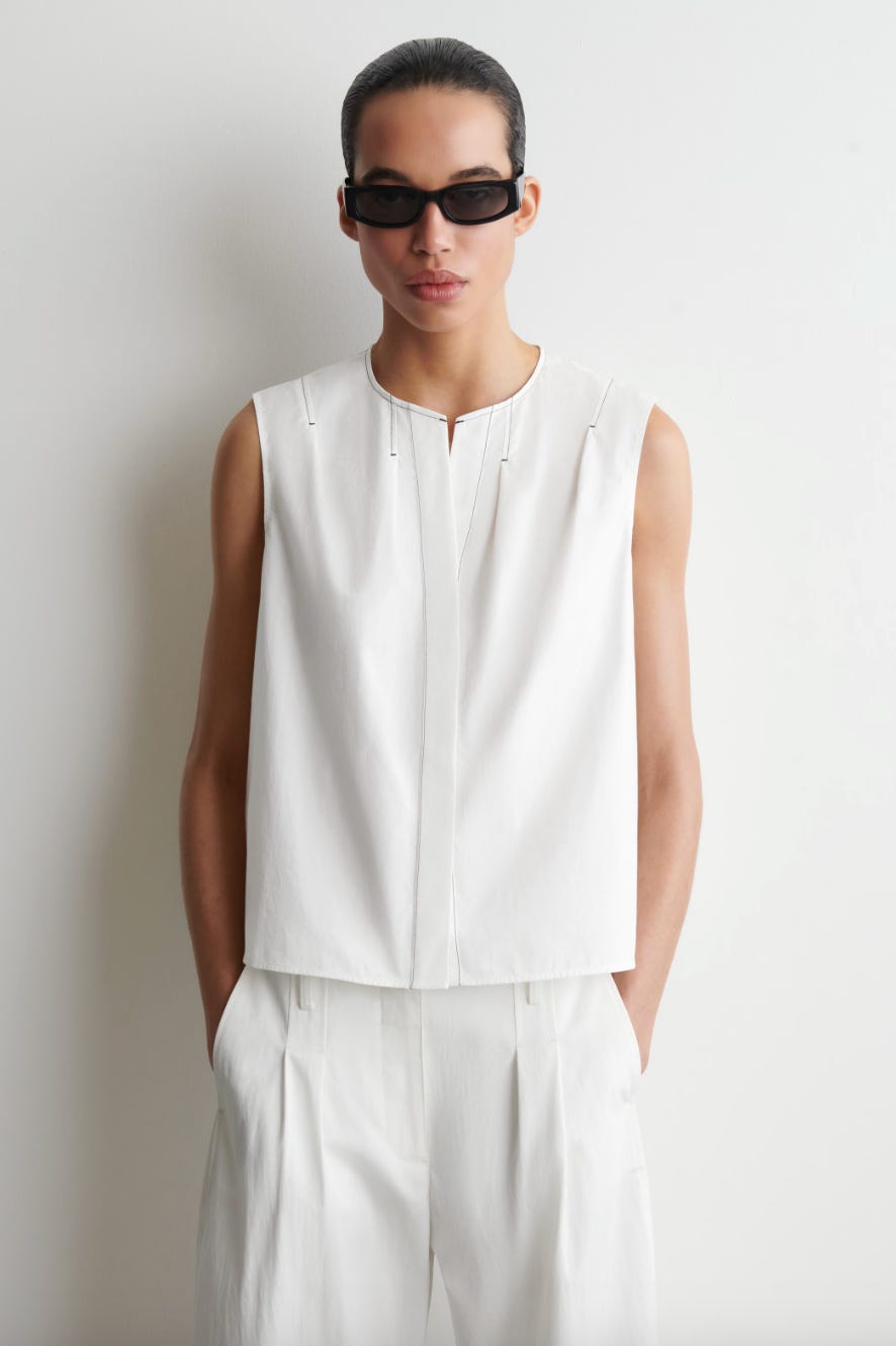 22 Chic white tops that aren't button-downs - by Kim France